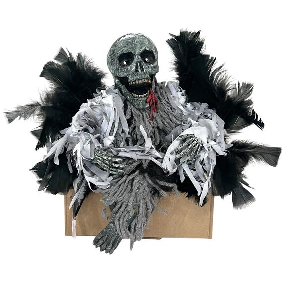 Creep Halloween Shelf Sitter Decor Skeleton Monster Ghoul Haunted House - Picture 1 of 9